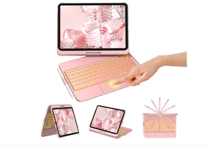 360° Rotatable Keyboard with Trackpad for iPad 10th 10.9" 2022/A16 11th Gen - Picture 1 of 8