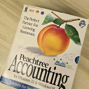 Peachtree Accounting for Windows 3.1 & 95 CD 3.5 Disks Small Business - Picture 1 of 7