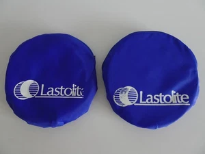 2x Lastolite 48/50cm Collapsible/Pop Up Reflectors, Cased. White (marked) & Gold - Picture 1 of 5