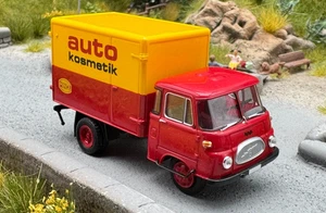 Robur LO 2002 Koffer "MINOl auto kosmetik " Brekina 1:87 - Bild 1 von 2