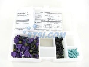 Corning Unicam LC OM3/OM4 MM Fiber Optic Connector 25pk 95-050-99-X-Z 2018 ~STSI - Afbeelding 1 van 3