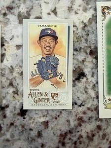 2020 TOPPS ALLEN & GINTER MINI CARD TORONTO BLUE JAYS SHUN YAMAGUCHI #216 - Picture 1 of 1