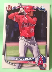 2025 Bowman - Prospects Hayden Alvarez #BP-12 (RC) - California Angels - Picture 1 of 2