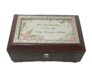 Bradford Exchange Dear Granddaughter Keepsake Music Jewelry Box - Picture 1 of 7