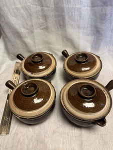 VNTG Set di 4 zuppiere nidificanti in ceramica 1949-52 Giappone occupato dagli Stati Uniti - Foto 1 di 8