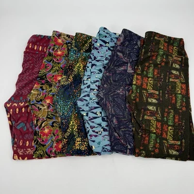 LuLaRoe OS Talla Única Leggings Mujer Elastizados Tejido Suave Varios Colores Lote de 6 Foto 1 de 4