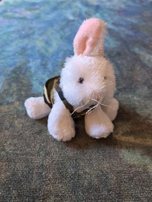 Webkinz Lil Kinz Rabbit With Camo Tank Top Shirt NO TAG NO CODE USED - Image 1 of 4