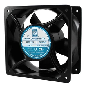 ORION FANS OA180AP-11-1TB #2351 110/120 VAC, TERMINALS, 50/60 HZ, 361/409 CFM, - Picture 1 of 1