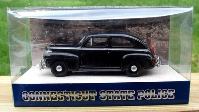 Fleer 1941 Ford Connecticut State Police Patrol Car 1/43 Diecast Model - Image 1 of 4