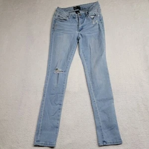 X-ROXX Denim Blue Jean's Juniors light Wash Skinny Stretch Size 7 - Picture 1 of 6