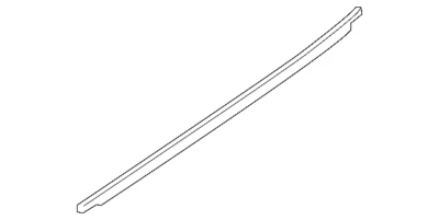 2019-2024 BMW X5 Satin aluminum Belt Molding 51-35-7-444-066 Right Rear - Image 1 of 4