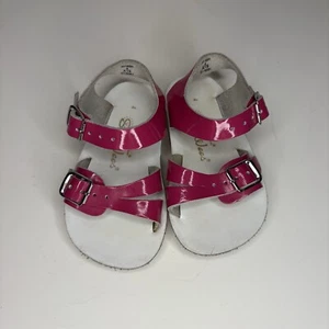 Sun San Sea Wees Pink Salt Water Sandals Infant Girl’s Size 4 - Picture 1 of 6