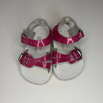 Sun San Sea Wees Pink Salt Water Sandals Infant Girl’s Size 4 - Image 1 of 4