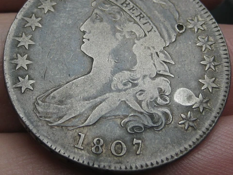 1807 Capped Bust Silver Half Dollar- Fine Details Cover