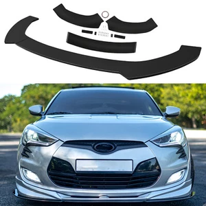 Gloss Black Front Bumper Lip Splitter Spoiler Kit For HYUNDAI VELOSTER 2012-2021 - Bild 1 von 19