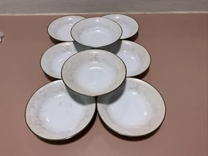 Temptation by Noritake 5 5/8” ROUND DESSERT BOWLS 8 PC PRE-OWNED - Picture 1 of 2
