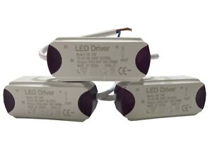 Pack 3 Driver downlight led 15W 18W DC o 18W 24W transformador de fuente 