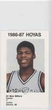 1986-87 Coca-Cola Georgetown Hoyas Kids & Cops Police Ben Gillery #6