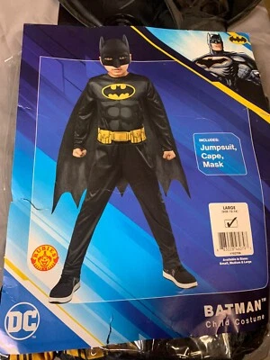 Rubies Dark Knight Batman Halloween Costume Large Childs 12-14 DC Comics - Image 1 of 2