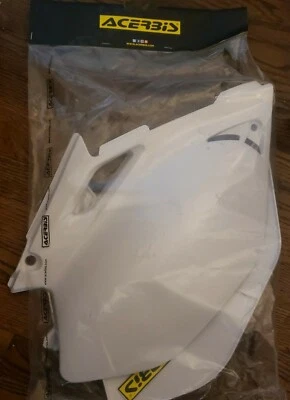 Paneles laterales Acerbis blancos #2043550002 Yamaha YZ450F/YZ250F 4 tiempos 2003-2005 Foto 1 de 2