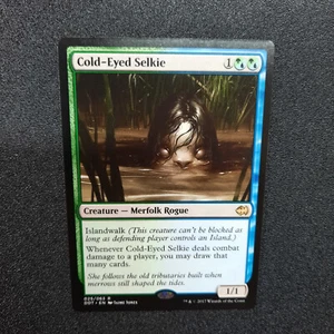 Magic The Gathering, Cold Eyed Selkie, baraja de duelo, Merfolk, inglés, casi nuevo - Imagen 1 de 12