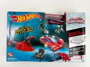 Hot Wheels Marvel Ultimate Spider-Man Sinisters 6 Spidey's Speed Drop - Picture 1 of 5