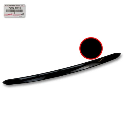 Black Line Front Hood Bonnet For Toyota Hilux Revo Rocco 2015 2020 - Imagem 1 de 4