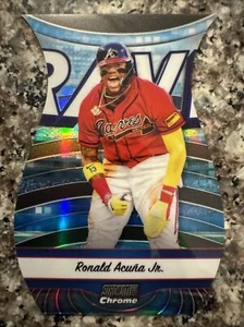 Ronald Acuna Jr. 2024 Topps Stadium Club Chrome Triumvirates! - Atlanta Braves - Bild 1 von 2