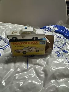 Matchbox Superfast #55 Police Car W/ Original Box - Picture 1 of 16