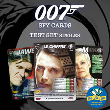 James Bond 007 Spy Cards TEST SET - COMMANDER COMMON SINGLES - Restocked (2007)