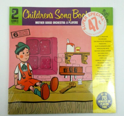 SEALED! Mother Goose Records / Orchestra CHILDREN'S SONG BOOK  2 LP Set Vinyl  Foto 1 de 2