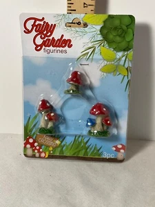 Greenbrier new in package fairy garden miniature mushroom figurines - Picture 1 of 2