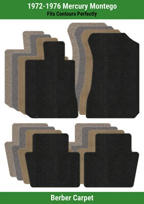 Lloyd Berber Front & Rear Row Carpet Mats for 1972-1976 Mercury Montego  - Image 1 of 4