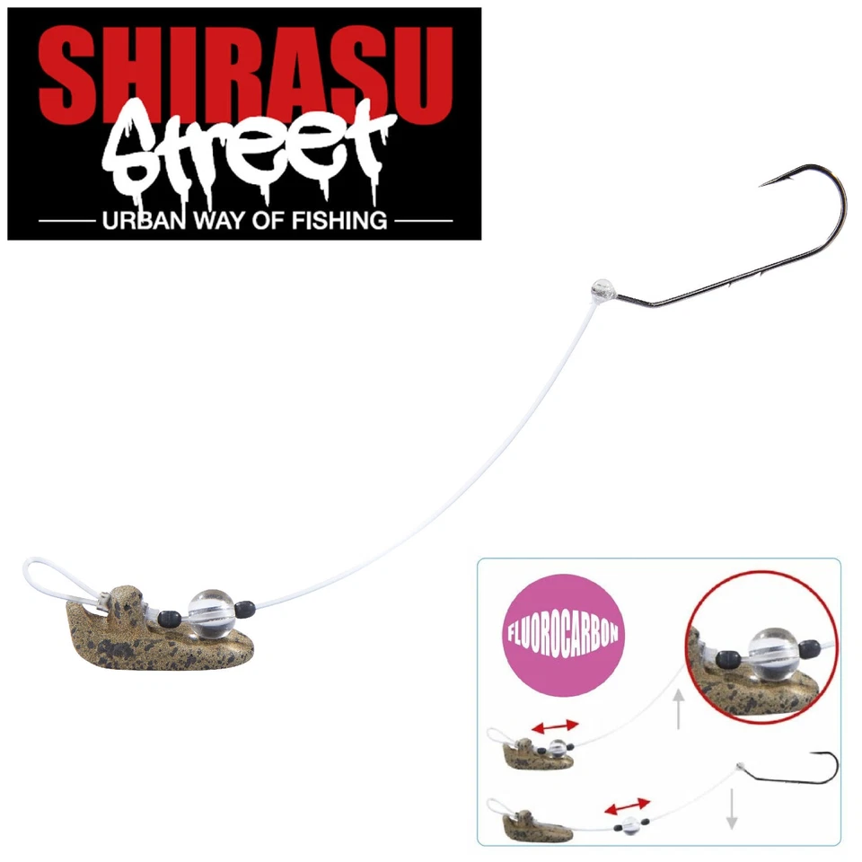 Balzer Shirasu Street Zander Barsch Walker System 1/0 3/0 Perchman Rig - Bild 1 von 4