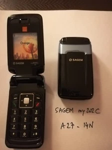 TELEPHONE PORTABLE FACTICE Neuf / dummy phone N°A27-14N : SAGEM my202C - Zdjęcie 1 z 1