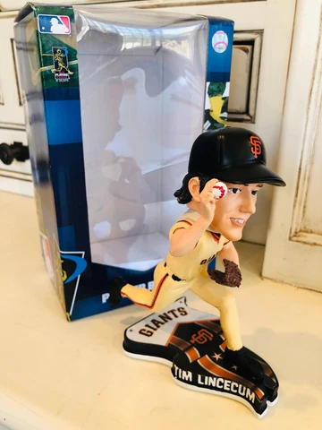 Ultra Rare! ~ Serial #01/2013 ~ Tim Lincecum San Francisco Giants Bobblehead Cover