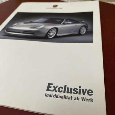 2000 Porsche Exclusive 911 (996) und Boxster (986) - 08/99 In German - Image 1 of 4