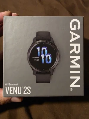 Garmin Venu 2S Smartwatch - Slate Bezel with Graphite Case and Silicone - Image 1 of 4