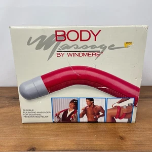 Vintage Body Massage By Windmere Vibrating Massager Penetrating Relief NOB - Picture 1 of 17