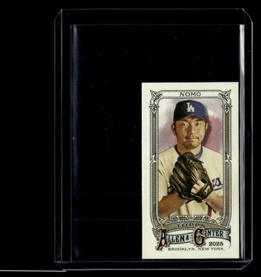 2025 Topps Allen & Ginter #306 Hideo Nomo 迷你卡洛杉矶道奇队 — 第 1/2 张图片
