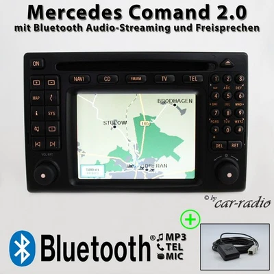 Original Mercedes W163 Comand 2.0 Bluetooth Radio FSE Freisprechen CD Navi GPS - Bild 1 von 4