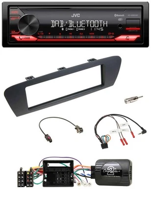 JVC Bluetooth USB DAB Lenkrad Autoradio für Renault Grand Scenic ab 2009 Scenic - Bild 1 von 4