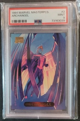 1994 Marvel Masterpieces Archangel Arch Angel #2 GRADED PSA 9 MINT X-MEN - Image 1 of 2