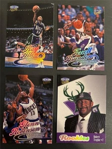 1998-99 Fleer Ultra Milwaukee Bucks Team Set 4 Cards With Rookie SP - Picture 1 of 1