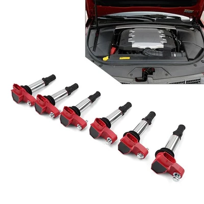 D510A 6PCS Ignition Coil Pack For Cadillac SRX CTS STS For GMC Acadia For Buick - Image 1 of 4