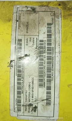 48520B1012 Ammortizzatore ant. SX DAIHATSU MATERIA 1.5 Mnv 5p/b/1495cc - Immagine 1 di 4