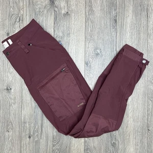 Fjällräven Hose Größe 10 42 Damen burgunderrot Keb Agile hohe Taille 195 $ - Bild 1 von 14
