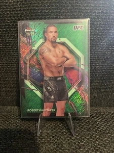 Robert Whittaker 2024 Topps Finest UFC common Green Shimmer Card! /93! - Picture 1 of 2