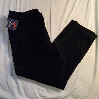 Bills Khakis Mens Corduroy Pants ("40/30”) Solid Black Cotton Parker Slim Fit - Image 1 of 4