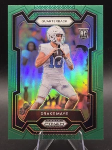 Selecciones de draft Panini Prizm 2024 Drake Maye #103 Green Prizm (RC) - Imagen 1 de 2